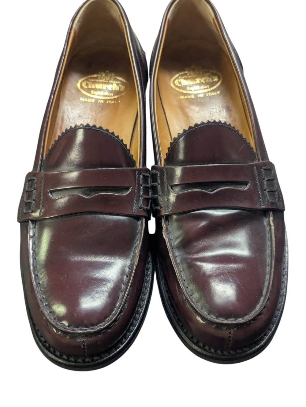 Church’s Leather Penny Loafers Made in Italy Size 37.5